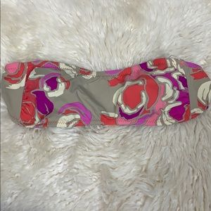 Garnet Hill Size 4 Strapless Bandeau Swim Top